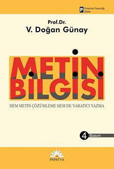 Metin Bilgisi - Prof. Dr. V. Doğan Günay kitap kapağı