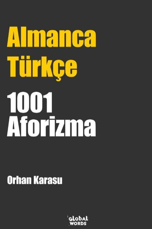 Almanca-Türkçe 1001 Aforizma - Orhan Karasu kitap kapağı