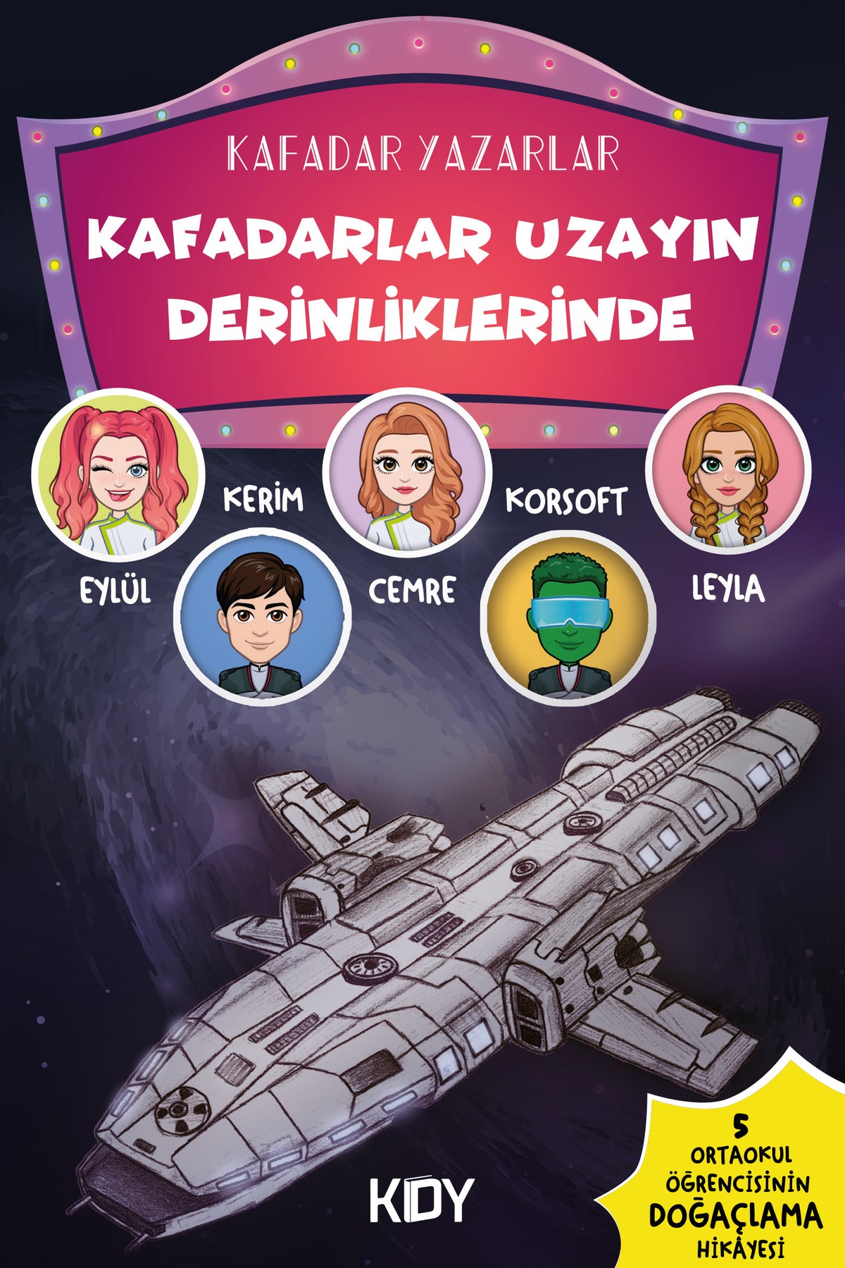 Kafadarlar Uzayın Derinliklerinde - Kemal Bilgetürk kitap kapağı