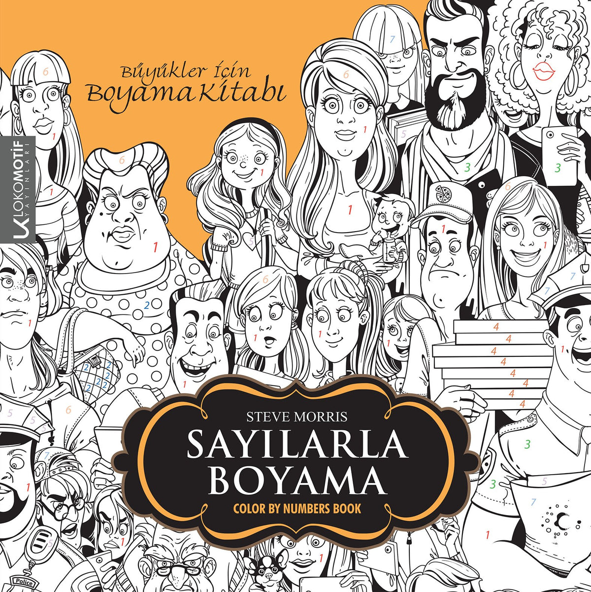 Sayılarla Boyama - Steven Morris kitap kapağı