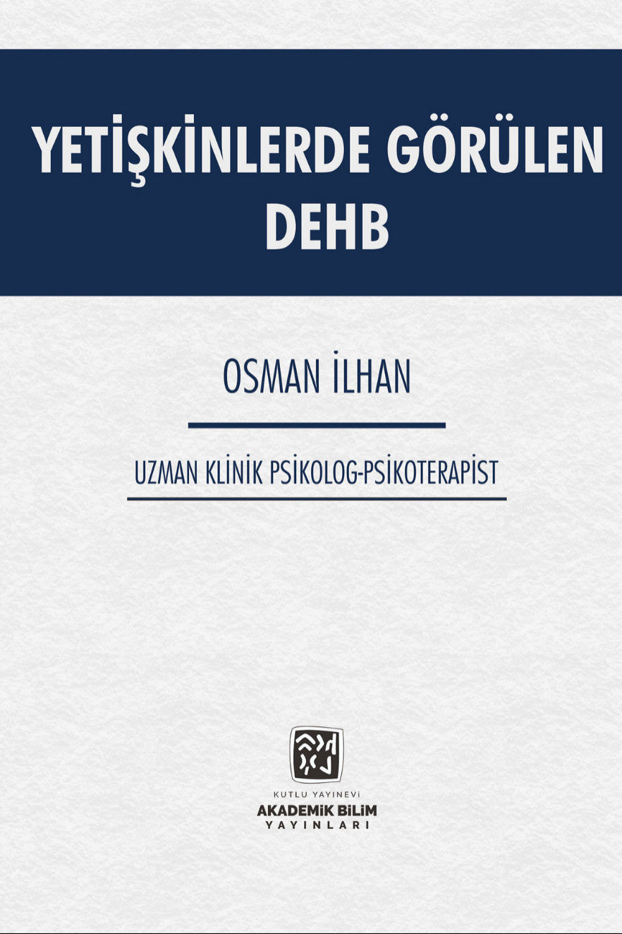Yetişkinlerde Görülen DEHB - Osman İlhan kitap kapağı