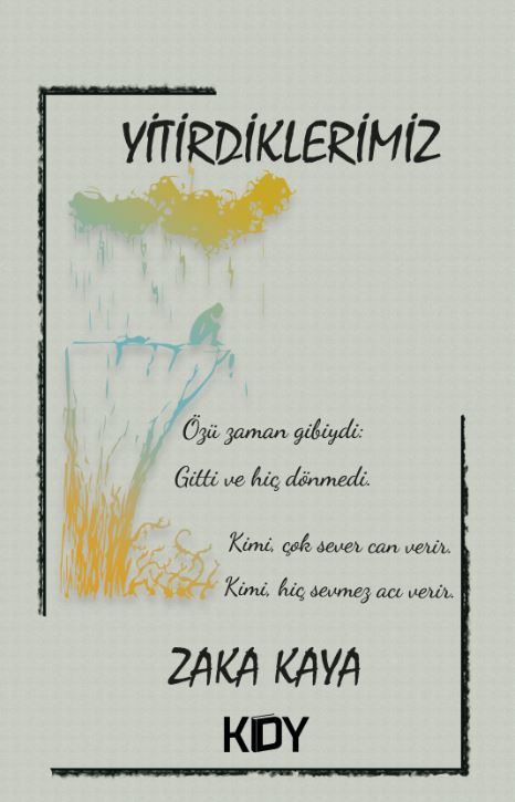 Yitirdiklerimiz - Zaka Kaya kitap kapağı