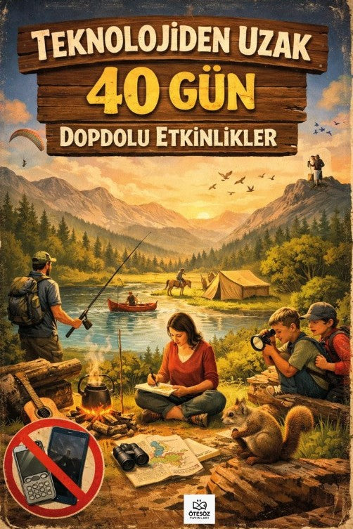 Teknolojiden Uzak 40 Gün Dopdolu Etkinlikler - Sevgi Yiğit Karasu kitap kapağı