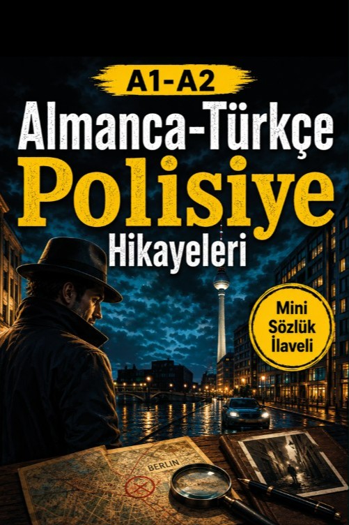 A1-A2 Almanca-Türkçe Polisiye Hikayeleri - Kolektif kitap kapağı