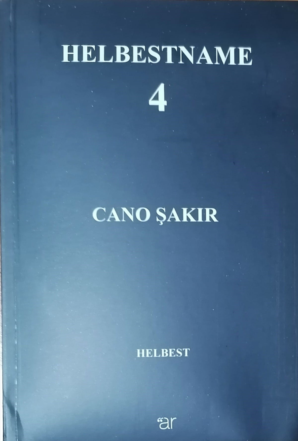 Helbestname 4 - Cano Şakır kitap kapağı