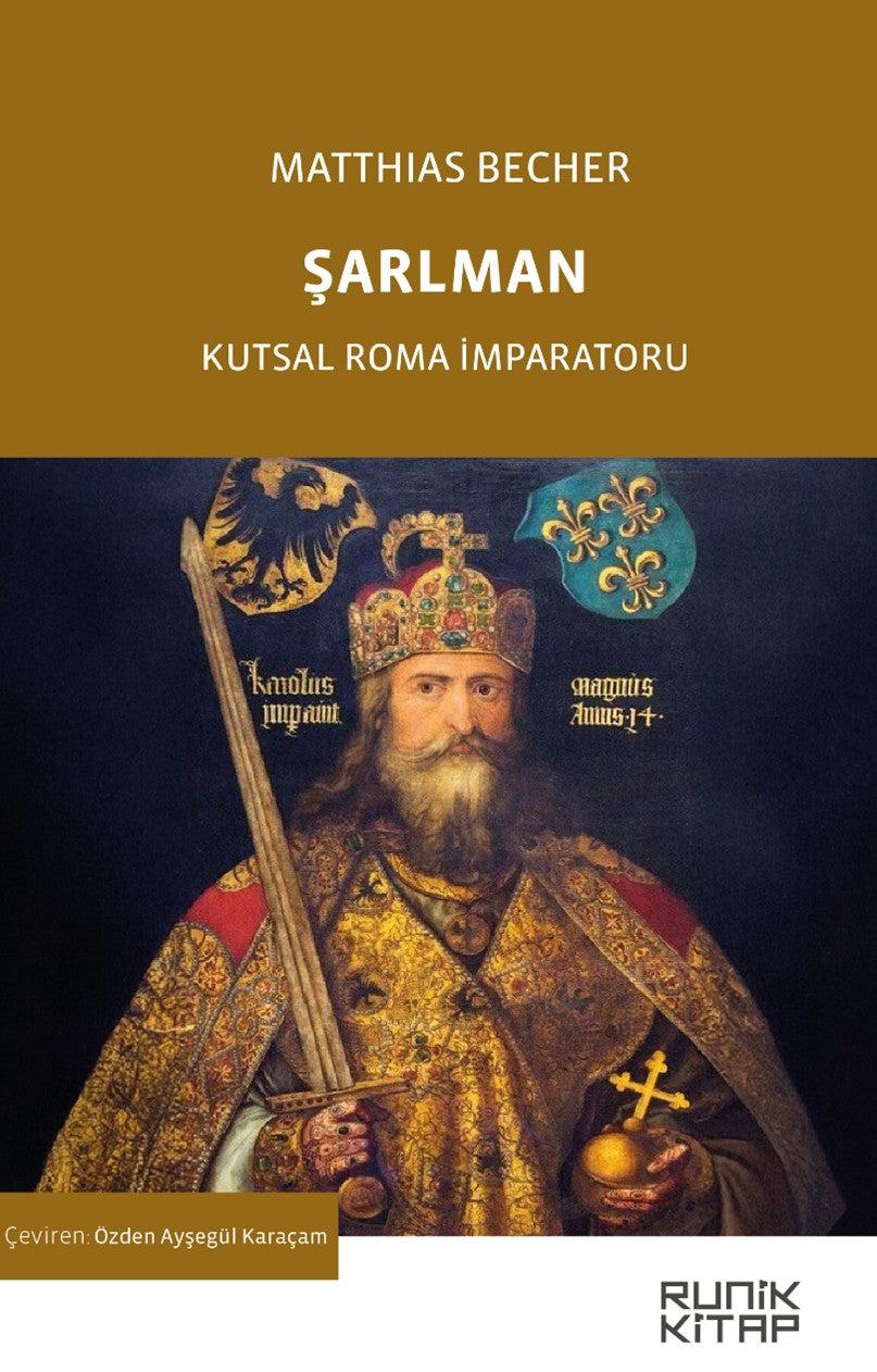 Şarlman Kutsal Roma İmparatoru - Matthias Becher kitap kapağı