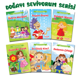 Doğayı Seviyorum Dizisi Seti (6 KİTAP) - Komisyon kitap kapağı