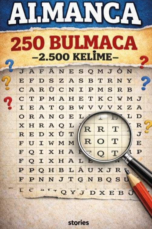 Almanca 250 Bulmaca -2,500 Kelime- - Orhan Karasu kitap kapağı