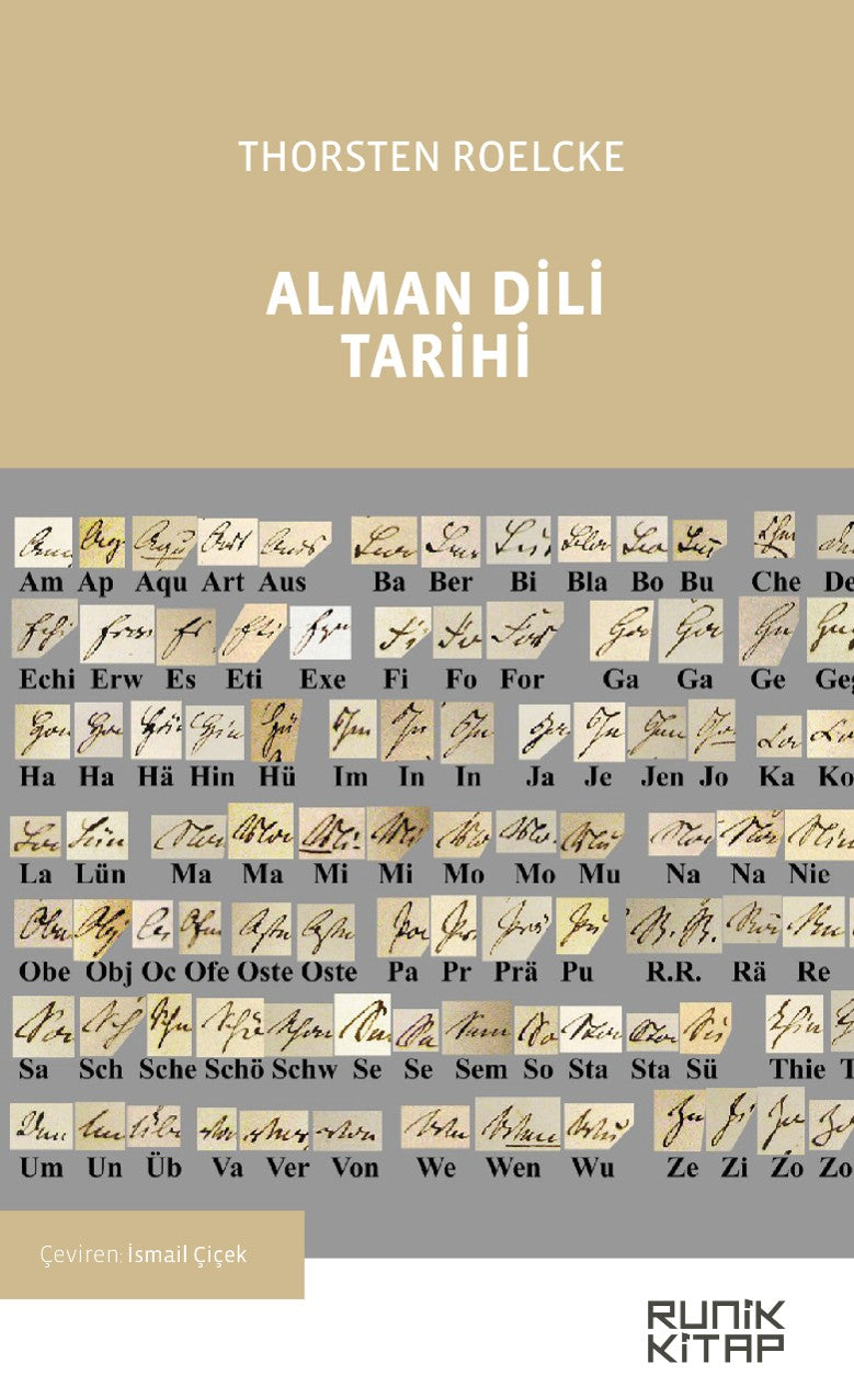 Alman Dili Tarihi - Thorsten Roelcke kitap kapağı