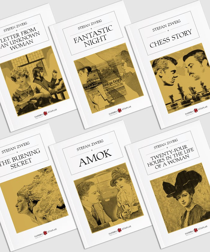 Stefan Zweig İngilizce Seti (6 Kitap) - Stefan Zweig kitap kapağı