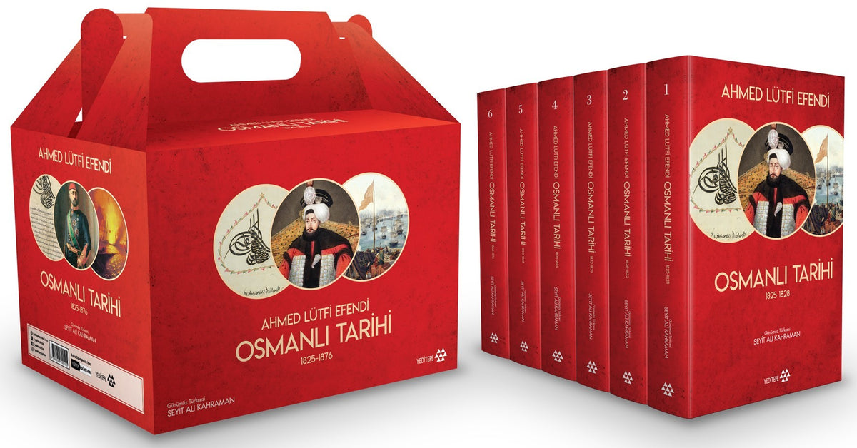 Ahmed Lütfi Efendi Osmanlı Tarihi (1825-1876) (6 Cilt Sert Kapak Özel Kutulu) - Ahmed Lütfi Efendi kitap kapağı