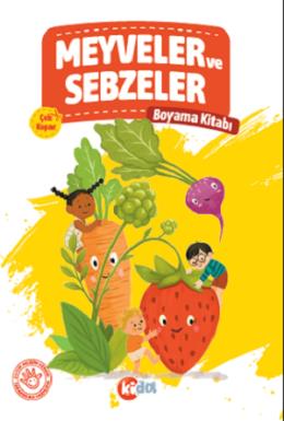Meyveler ve Sebzeler Boyama Kitabı - Kolektif kitap kapağı