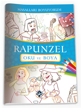 Masalları Boyuyorum Rapunzel Kitabı - Hasan Karaosman kitap kapağı
