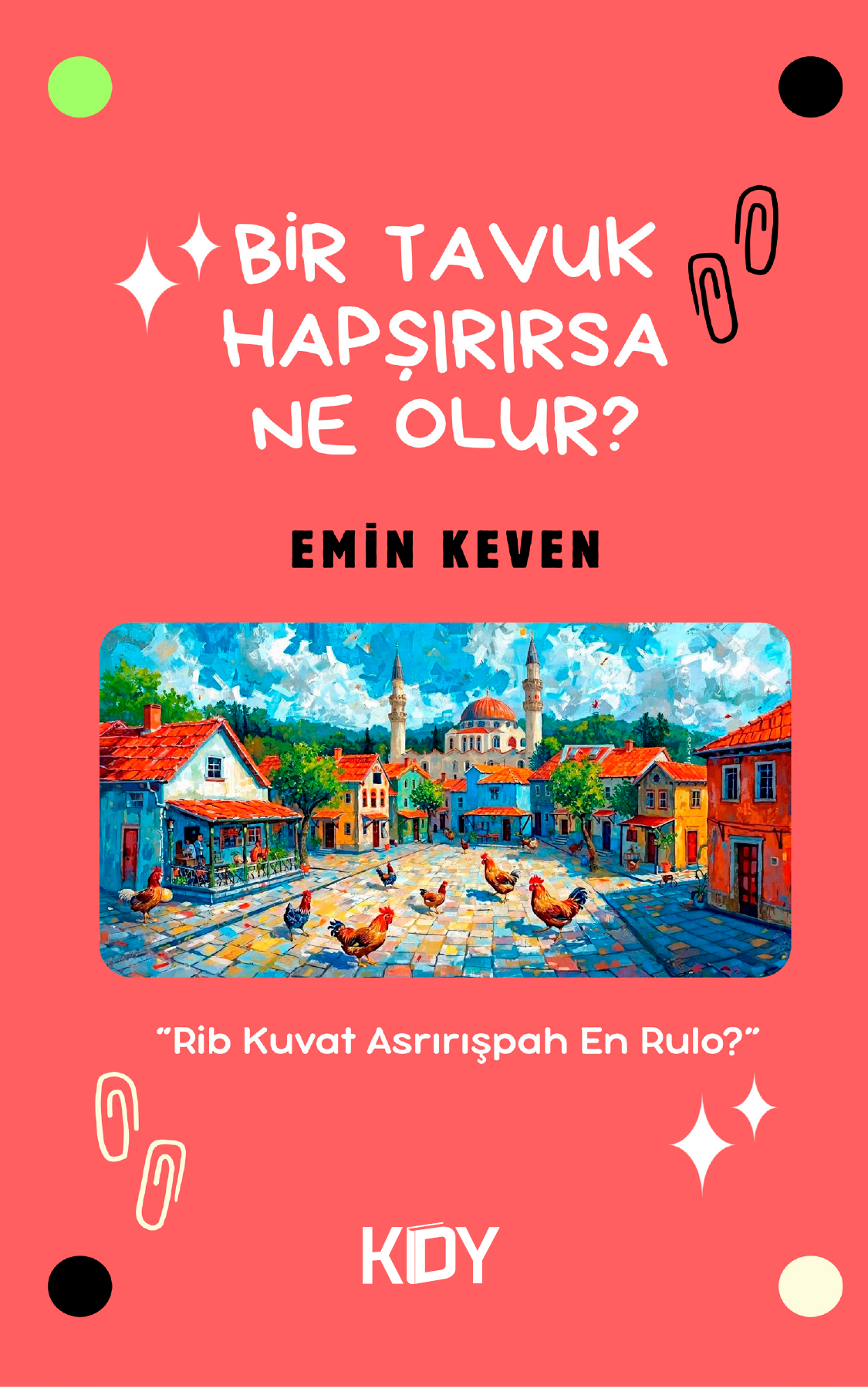 Bir Tavuk Hapşırırsa Ne Olur? - Emin Keven kitap kapağı
