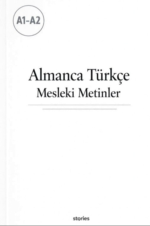 A1-A2 Almanca Türkçe Mesleki Metinler - Kolektif kitap kapağı