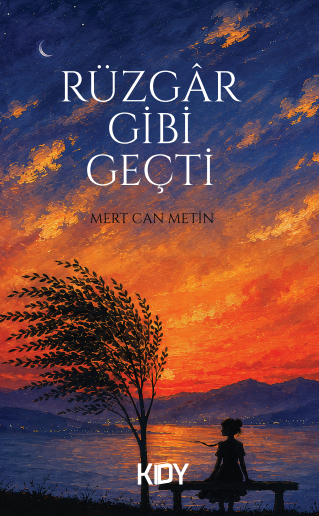 Rüzgar Gibi Geçti - Mert Can Metin kitap kapağı