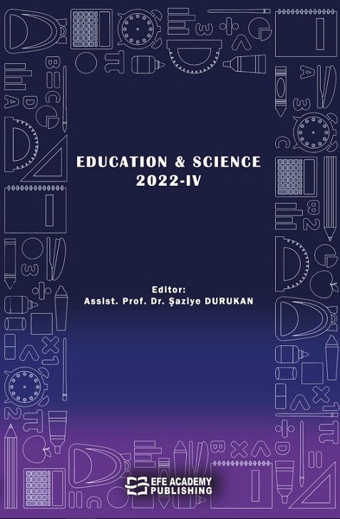 Education Science 2022 IV - Dr. Şaziye Durukan kitap kapağı