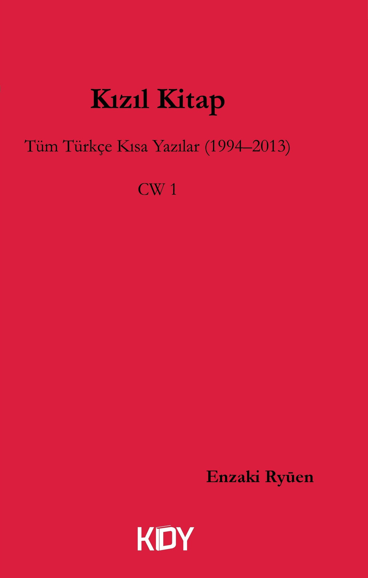Kızıl Kitap - Enzaki Ryuen kitap kapağı