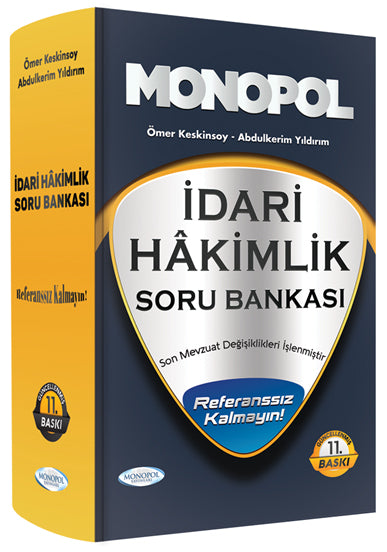 Monopol/ İdari Hakimlik Soru Bankası - Ömer Keskinsoy kitap kapağı