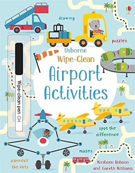 Wipe-Clean Airport Activities - Kirsteen Robson kitap kapağı