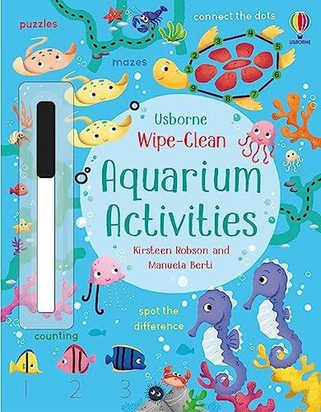Wipe-Clean Aquarium Activities - Kirsteen Robson kitap kapağı
