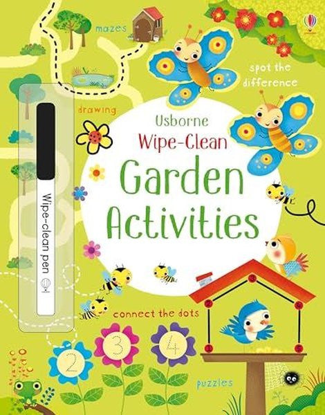 Wipe-Clean Garden Activities - Kirsteen Robson kitap kapağı