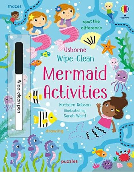 Wipe-Clean Mermaid Activities - Kirsteen Robson kitap kapağı
