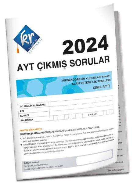 2024 AYT Çıkmış Sorular | KR Akademi (İnce Kapak) - Resim 1