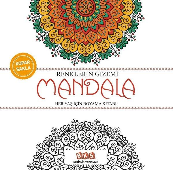 Renklerin Gizemi - Mandala Her Yaş İçin Boyama Kitabı | BKS Etkinlik Yayınları (İnce Kapak) - Resim 1