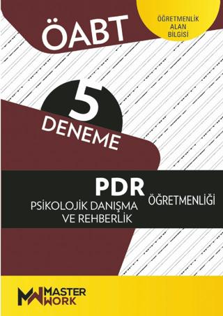 ÖABT PDR Psikolojik Danışma ve Rehberlik Öğretmenliği 5 Deneme