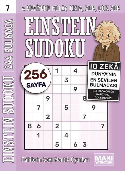 Einstein Sudoku 7 | Maxi Yayıncılık (İnce Kapak) - Resim 1