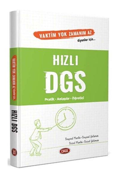Vaktim Yok Zamanım Az Diyenler İçin Hızlı DGS | Data Yayınları - Ders Kitapları (İnce Kapak) - Resim 1