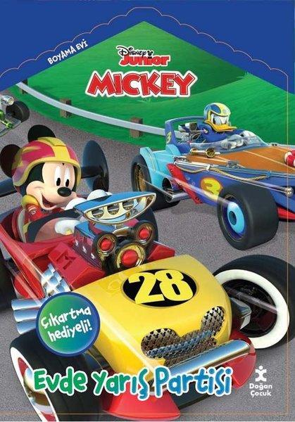 Disney Junior Mickey - Evde Yarış Partisi - Boyama Evi | Doğan Çocuk (İnce Kapak) - Resim 1