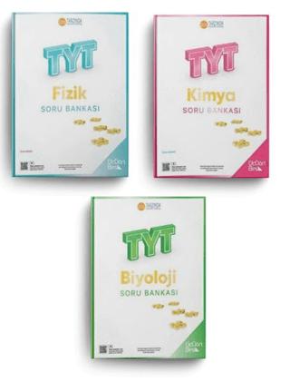Üç Dört Beş TYT Fizik Kimya Biyoloji Soru Bankası Seti | Üç Dört Beş Yayınları (Ciltsiz) - Resim 1