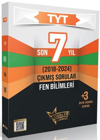 Liderler Karması TYT Son 7 Yıl Fen Bilimleri Çıkmış Sorular +3 Ösym Tadında Deneme | Liderler Karması Yayınları (Ciltsiz) - Resim 1