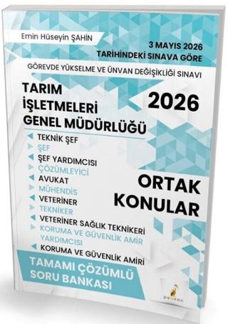2026 GYS ÜDS Tarım İşletmeleri Genel Müdürlüğü Ortak Konular Soru Bankası Çözümlü Görevde Yükselme Ünvan Değişikliği