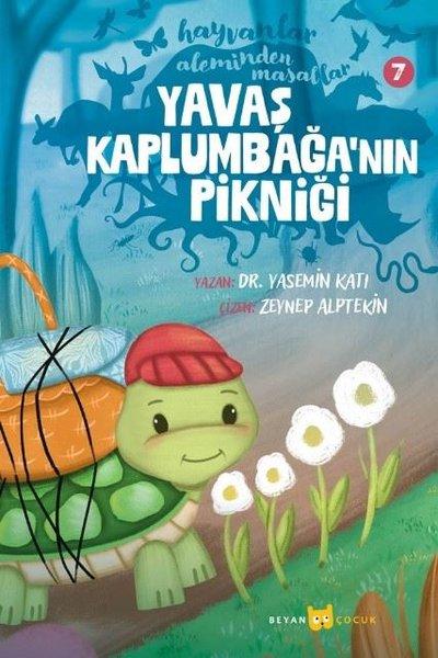 Yavaş Kaplumbağa'nın Pikniği - Hayvanlar Aleminden Masallar 7 | Beyan Çocuk (İnce Kapak) - Resim 1