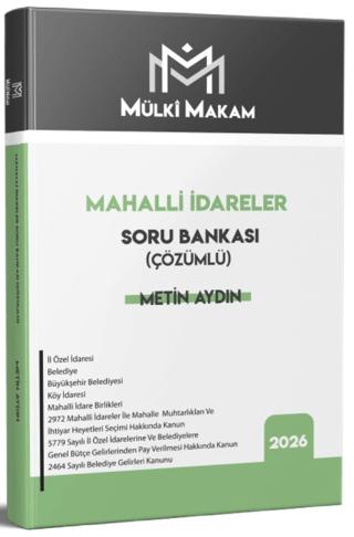 Mülki Makam Mahalli İdareler Soru Bankası Çözümlü | Statü Akademi Yayınları (Ciltsiz) - Resim 1
