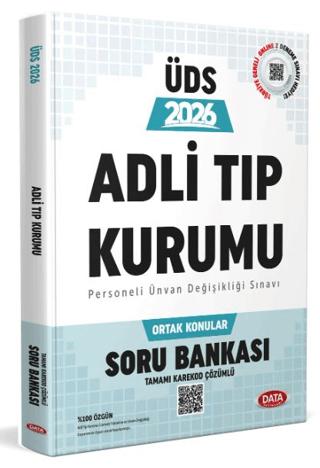 Data Yayınları Adli Tıp Kurumu 2026 ÜDS Ortak Konular Soru Bankası (Tamamı Karekod Çözümlü )