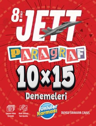 8. Sınıf Jett Paragraf 10X15 Deneme | Ünlüler Karması (Ciltsiz) - Resim 1