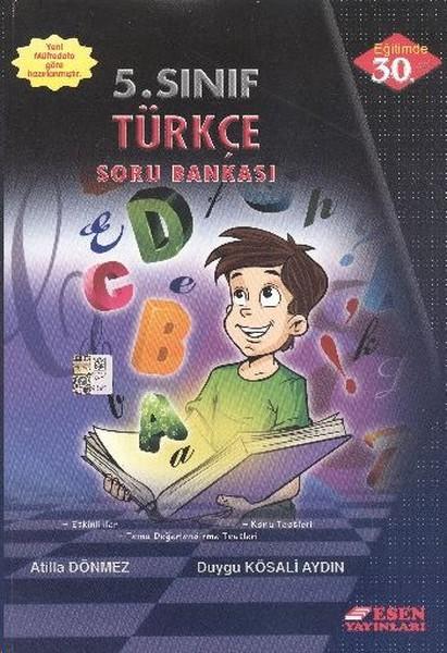 Esen 5. Sınıf Türkçe Soru Bankası | Esen Yayıncılık - Eğitim - Eğitim Dizisi (İnce Kapak) - Resim 1