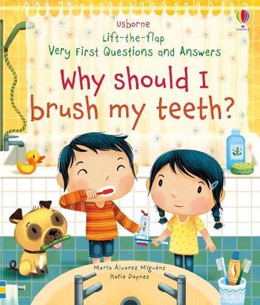 Why Should I Brush My Teeth? (Very First Lift-the-Flap Questions and Answers) | Usborne (Ciltli) - Resim 1