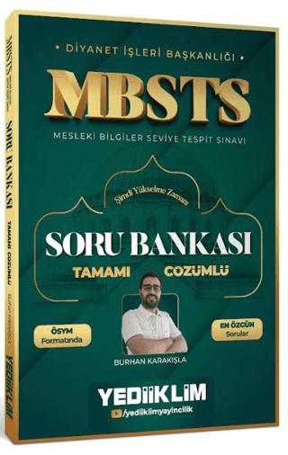 Diyanet İşleri Başkanlığı MBSTS Tamamı Çözümlü Soru Bankası | Yediiklim Yayınları (Ciltsiz) - Resim 1