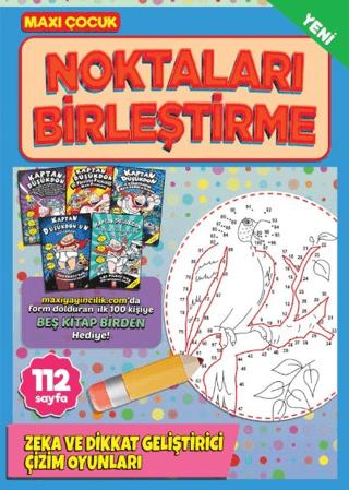 Maxi Çocuk Noktaları Birleştirme 4 | Maxi Yayıncılık (Ciltsiz) - Resim 1