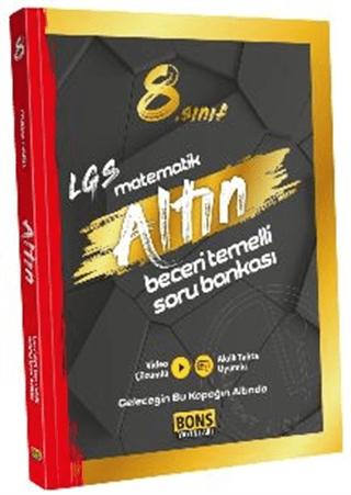 8. Sınıf ALTIN Matematik Soru Bankası | Bons Yayınları (Ciltsiz) - Resim 1