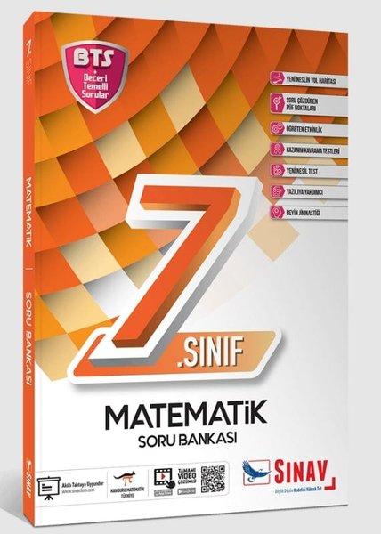 7.Sınıf Matematik Soru Bankası | Sınav Dergisi Yayınları (İnce Kapak) - Resim 1