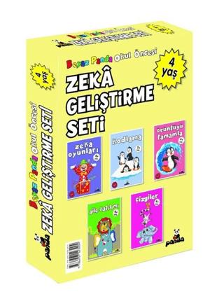 Okul Öncesi 4 Yaş Zeka Geliştirme Seti (5 Kitap) | Beyaz Panda Yayınları (Ciltsiz) - Resim 1