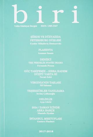Biri Yıllık Edebiyat Dergisi Sayı: 12 | Biri Yayınları (Ciltsiz) - Resim 1