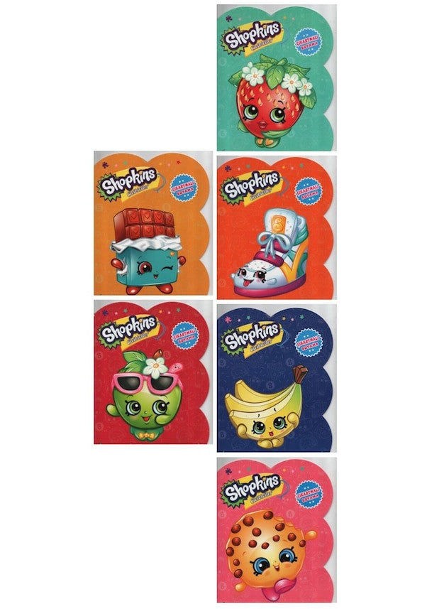 Yakamoz Yayınları Shopkins Cicibiciler Çıkartmalı Boyama Kitabı 6 Kitap Set kitap kapağı