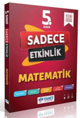 5. Sınıf Matematik Sadece Etkinlik - Kolektif kitap kapağı
